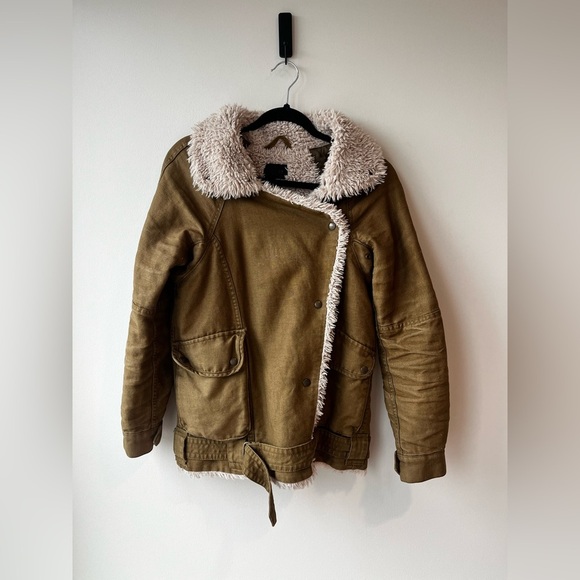 Wilfred Free Sherpa Bomber Jacket - Picture 2 of 8